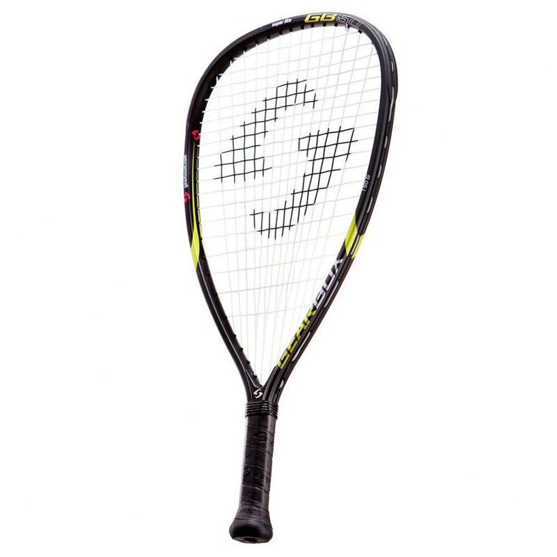 Gearbox GB-50 Racquetball Racquet | Lightweight 190g | 7000 Series Aircraft Aluminum | Quadra/Tear Drop Hybrid Frame for Power & Control | 3-5/8â€ Pro Grip | Durable & Easy to Maneuver